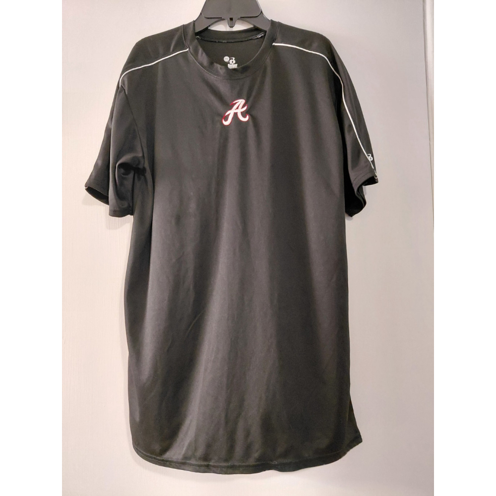 Men's Dri-Fit Atlanta Braves Short Sleeve Black Shirt Size Medium